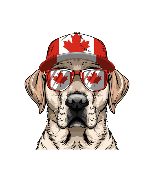 Canadian Dog Sticker